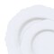 Smarty Had A Party Solid White Round Blossom Plastic Dinnerware Value Set (120 Dinner Plates + 120 Salad Plates), 240PK 4840WH-VP-CASE - alternate 1